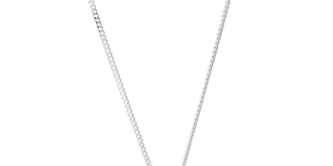 Stříbrný náhrdelník Swarovski Elements kostka