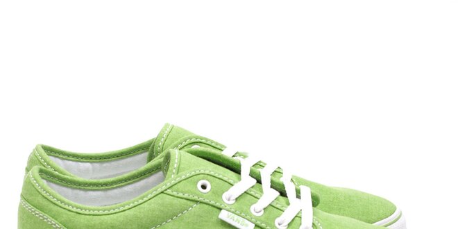 Dámské zelené textilní boty Vans