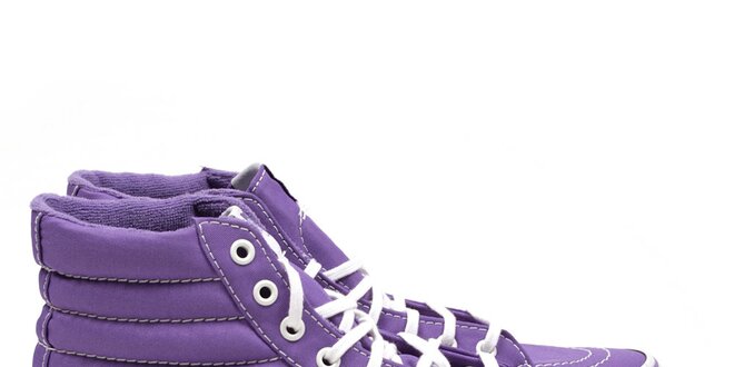 Unisexové fialové kotníkové tenisky Vans