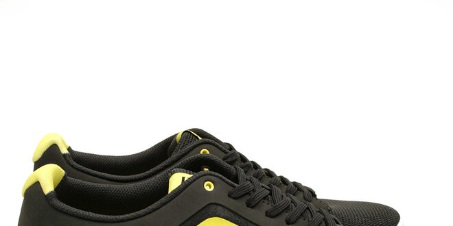 Pánské černé tenisky se žlutými detaily Vans