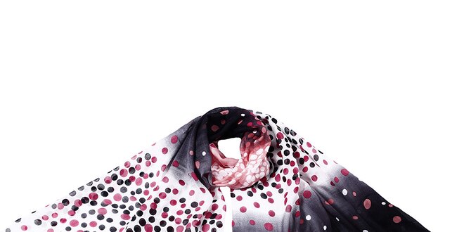 Dámský šátek s barevnými puntíky Giancarlo Bassi