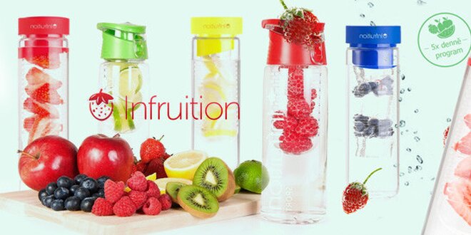 Unikátní lahve Infruition™ (600 ml) – pijte s chutí