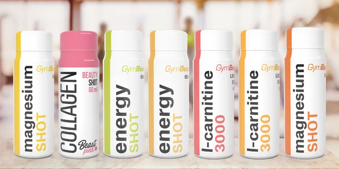 Shoty GymBeam: Energy, Magnézium aj L-Karnitín