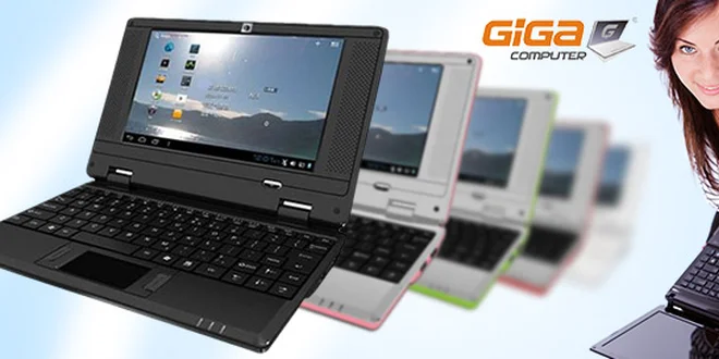 Netbook s dotykovým LCD