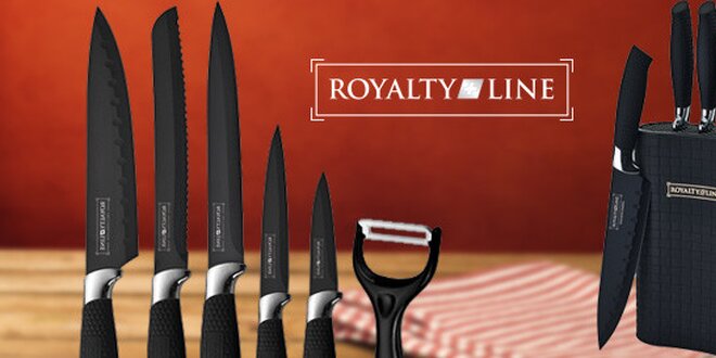7dílné luxusní sady nožů Royalty Line Switzerland