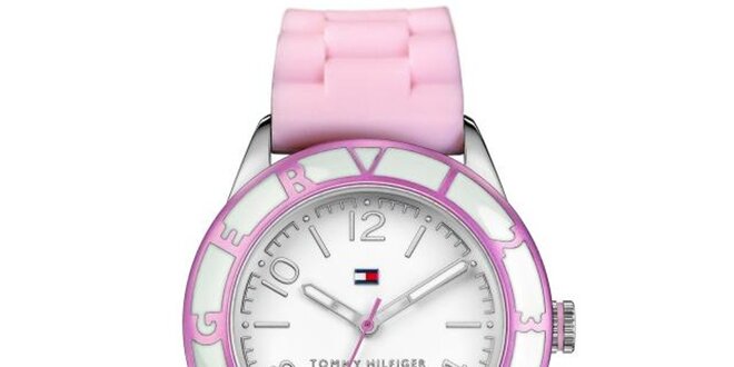 Dámské růžové hodinky Tommy Hilfiger