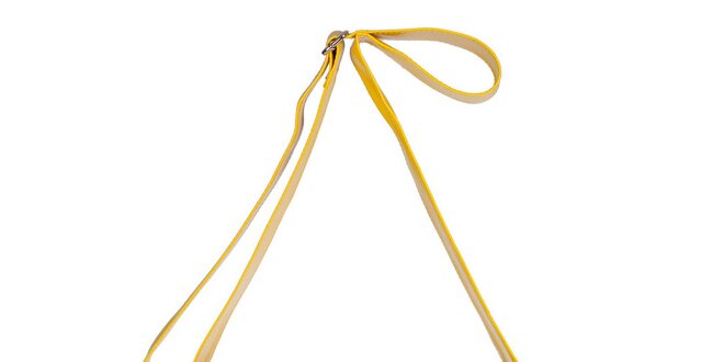 Retro modro-žlutá kabela s nápisem Gola