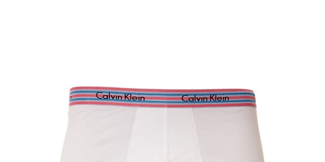 Strečové pánské boxerky Calvin Klein v bílé barvě