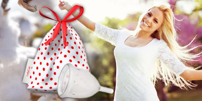 Menstruační kalíšky LadyCup + obal z bio bavlny
