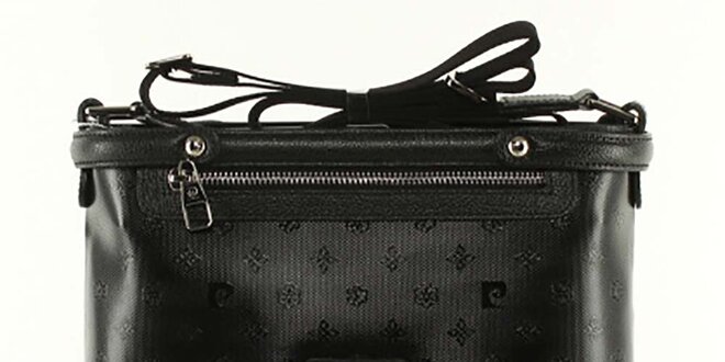 Dámská černá kabelka s ramenním popruhem Pierre Cardin