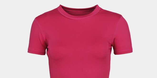 Dámské růžové tričko s krátkým rukávem Sweep