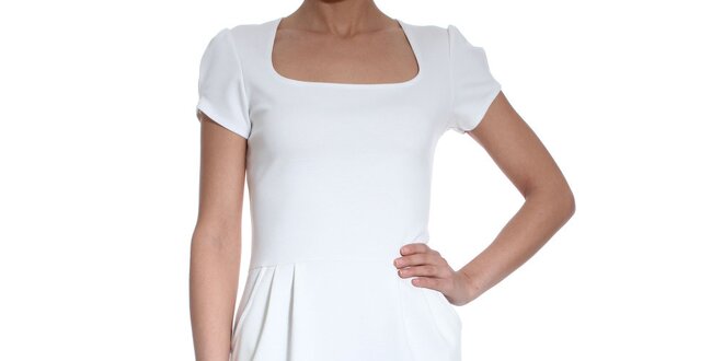 Dámské bílé šaty SforStyle
