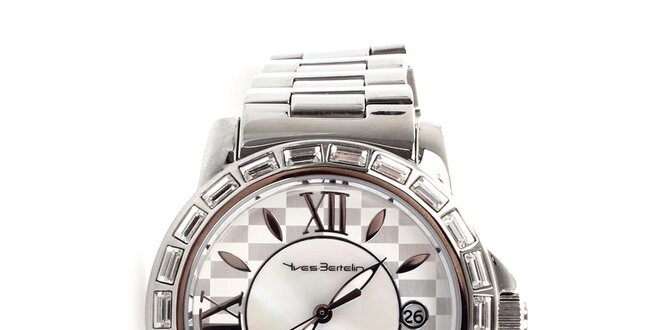 Dámské hodinky stříbrné barvy Yves Bertelin