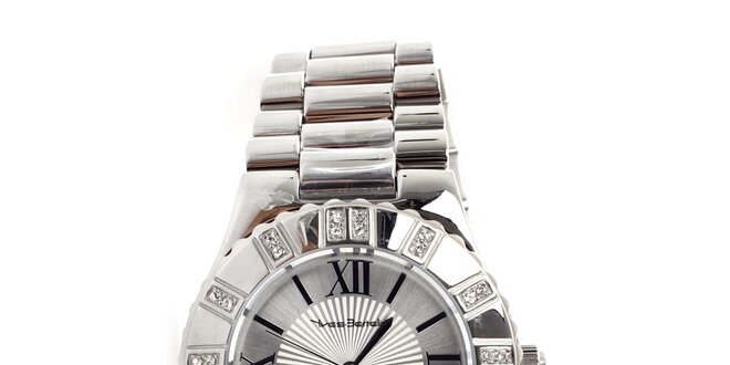 Dámské stříbrné hodinky s římskými číslicemi Yves Bertelin