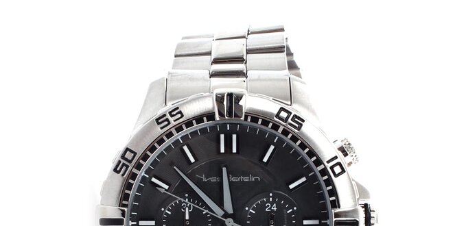 Pánské ocelové hodinky s chronografem Yves Bertelin