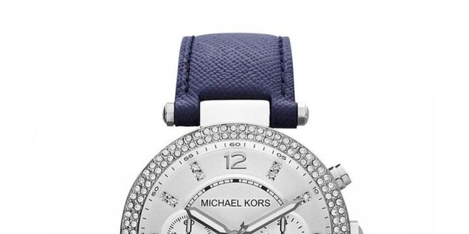Dámské hodinky s koženým řemínkem Michael Kors