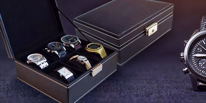 Elegantní kazeta na hodinky či náramky