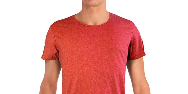 Pánské rumělkově červené tričko Mosmann