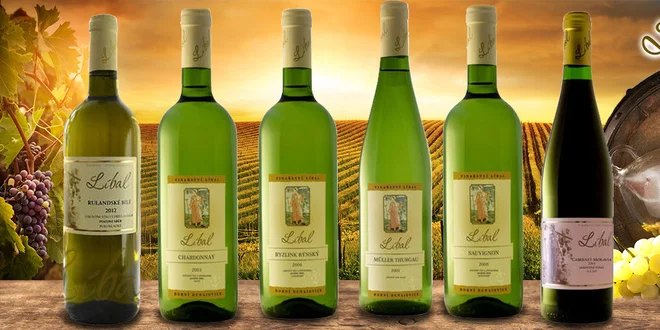 Kolekce šesti chutí z vinařství Líbal