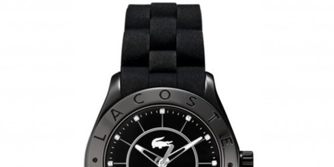 Pánské hodinky v černé barvě Lacoste