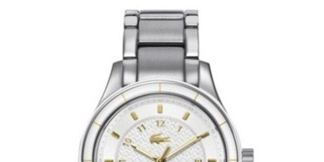 Dámské hodinky ve stříbrné barvě Lacoste