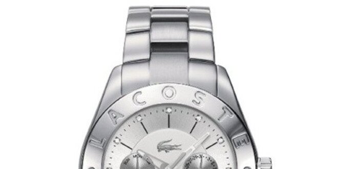 Dámské hodinky z nerezové oceli s datumovkou Lacoste