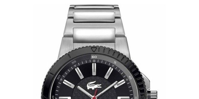 Pánské stříbrné hodinky Lacoste