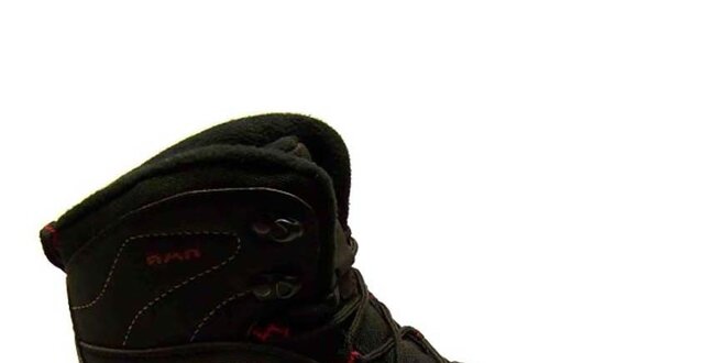 Pánské černé zimní trekové boty Numero Uno
