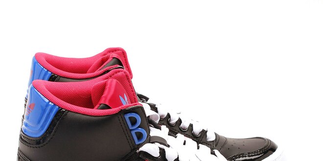 Dámské kotníkové tenisky s růžovými prvky Adidas