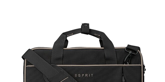 Černá taška na notebook Esprit