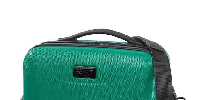 Cestovní kosmetický kufřík v zeleném provedení Esprit