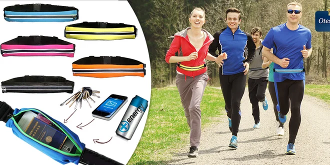 Cool sportovní pásy s reflexním zipem