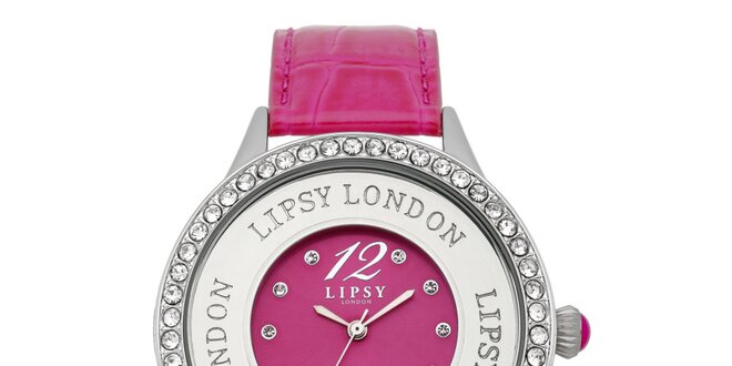 Dámské růžové hodinky Lipsy