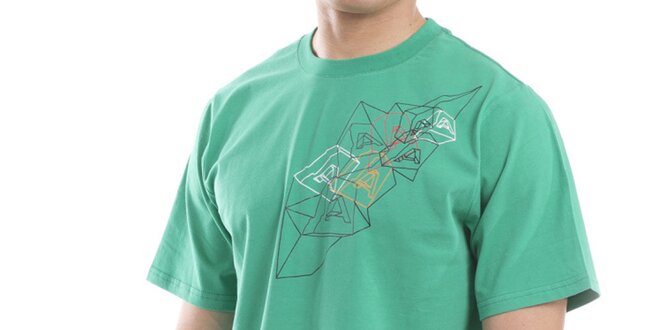 Pánské zelené tričko s krátkým rukávem Alpine Pro