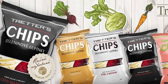 12 nebo 24 balíčků Tretter's Chips