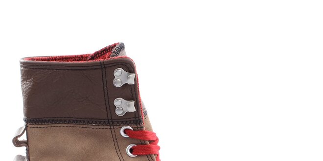 Dámské hnědé kotníkové boty Converse