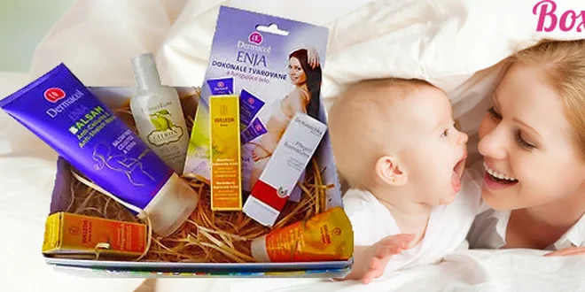 Boxíček - krabička plná kosmetiky pro děti a maminky