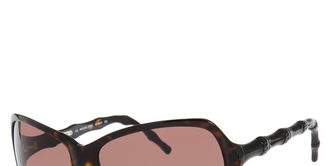 Dámské želvovinové sluneční brýle Michael Kors s ozdobnými stranicemi
