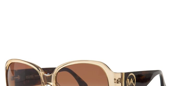 Dámské zlato-hnědé sluneční brýle Michael Kors