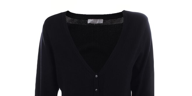 Dámský černý svetr s knoflíky Pietro Filipi