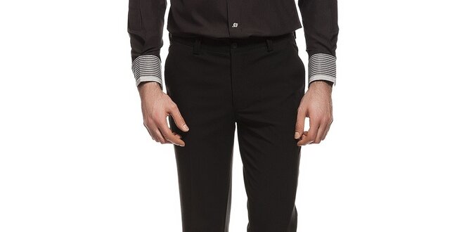 Pánské černé kalhoty s kapsami Dewberry
