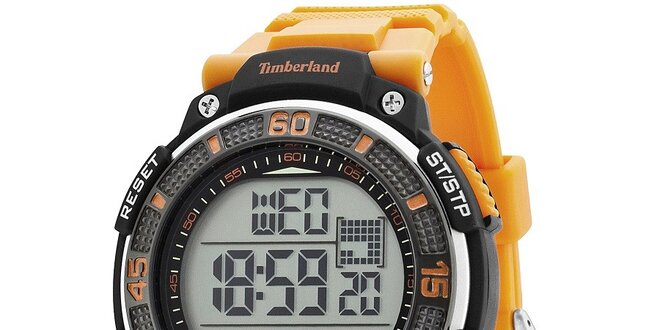 Pánské hodinky Timberland CADION, oranžový řemínek