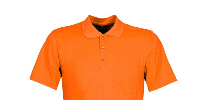 Pánské oranžové polo tričko Bergson