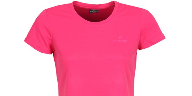 Dámské růžové tričko s krátkým rukávem Bergson