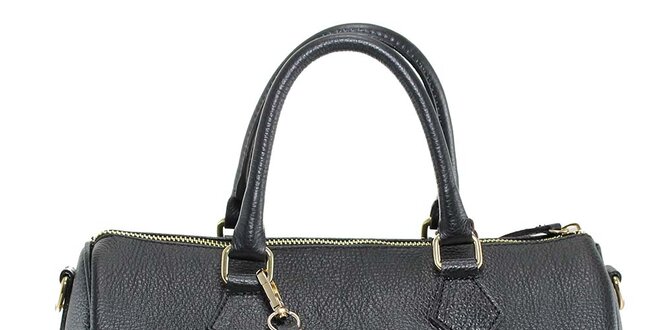 Dámská černá kožená kabelka Florence Bags