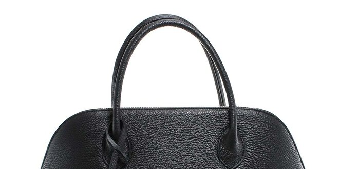 Dámská černá kožená kabelka s odnímatelným popruhem Florence Bags