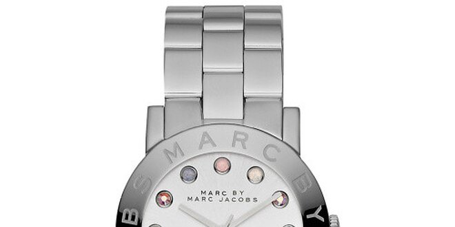 Dámské analogové hodinky s barevnými indexy Marc Jacobs