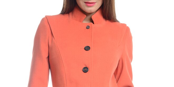 Dámský oranžový krátký kabát Vera Ravenna