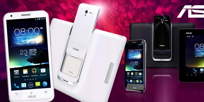 Tablet a mobil v jednom - Asus PadFone 2 (64 GB - černý)