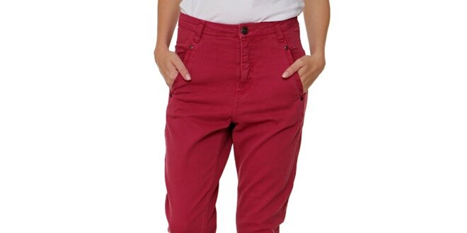 Dámské červené kalhoty Fiveunits